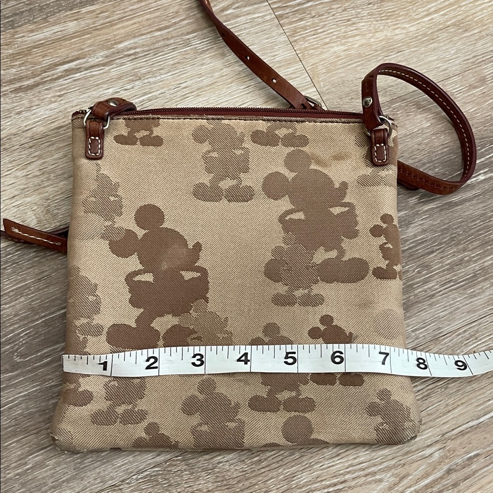 Disney Parks x Dooney & Bourke leather & fabric Mickey Mouse crossbody bag - Picture 13 of 14